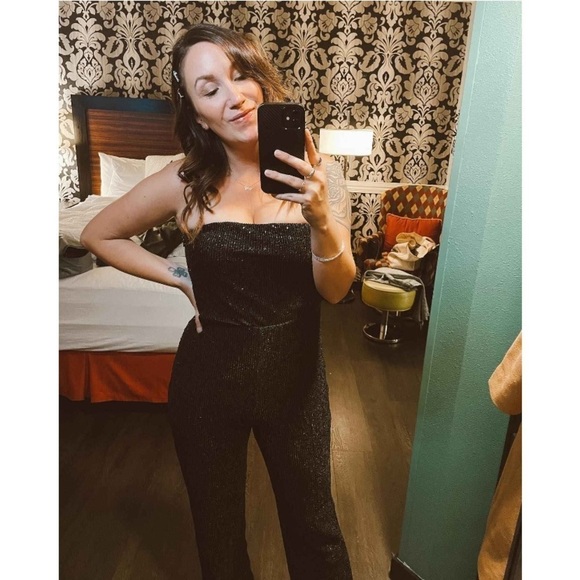 Women's Tube Sequin Mesh Jumpsuit - Wild
Fable™ Black new - Picture 5 of 8